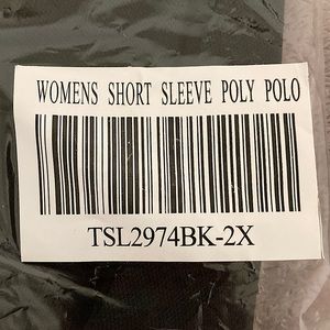 Never opened 2XL short sleeve Tesla Poly Polo for women